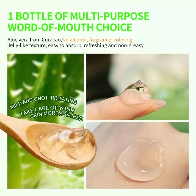 Crème Visage Hydratante et Apaisante au Gel d'Aloe Vera Soin de la Peau Réjuvénateur Crème Beauté Personnalisée OEM